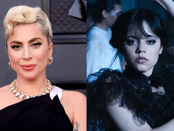 Lady Gaga y Jenna Ortega Lady Gaga y Jenna Ortega