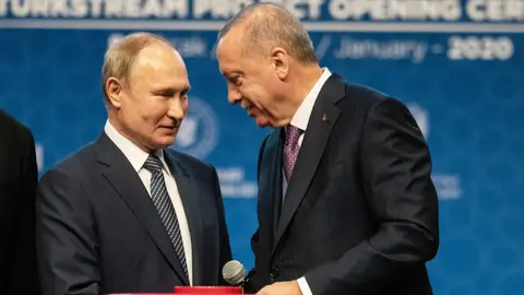 Putin y Erdogan en 2020 Putin y Erdogan en 2020