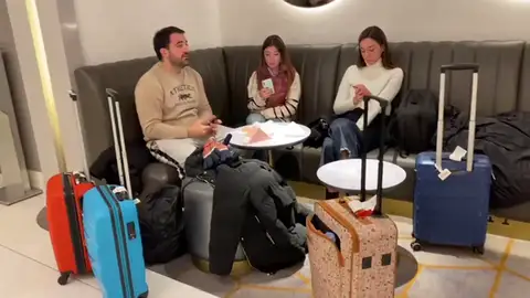 Españoles atrapados en Londres por el temporal Españoles atrapados en Londres por el temporal