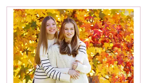 La princesa Leonor y la infanta Sofía protagonizan la felicitación de Navidad de la Familia Real La princesa Leonor y la infanta Sofía protagonizan la felicitación de Navidad de la Familia Real