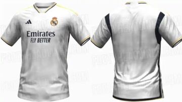 Vista de la camiseta del Real Madrid 2023/24