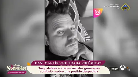 Dani Martín deja claro que se han malinterpretado sus palabras: "¿Cómo voy a dejar yo la música? Me muero" Dani Martín deja claro que se han malinterpretado sus palabras: "¿Cómo voy a dejar yo la música? Me muero"