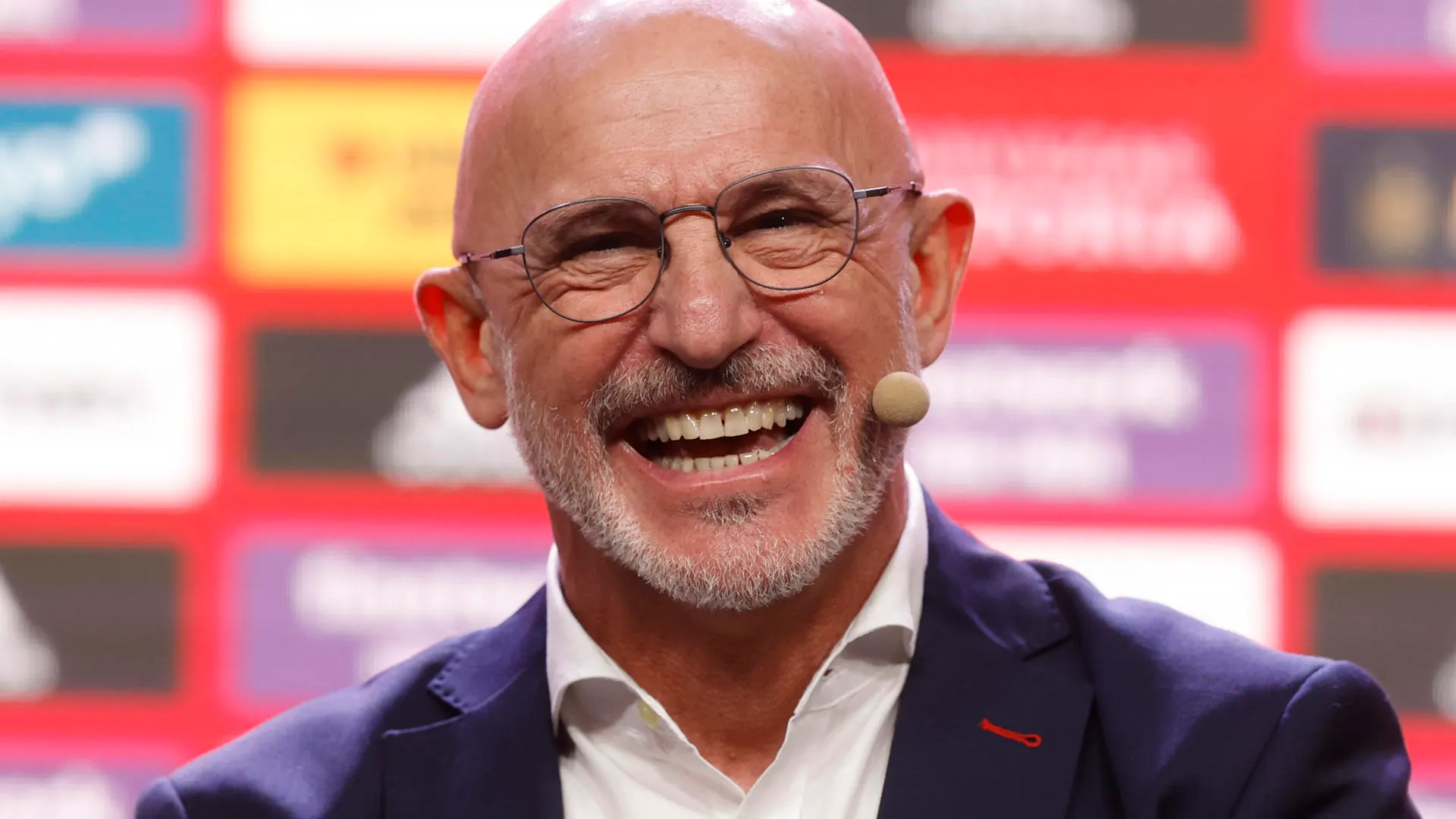 Luis de la Fuente, en su presentación con España Luis de la Fuente, en su presentación con España