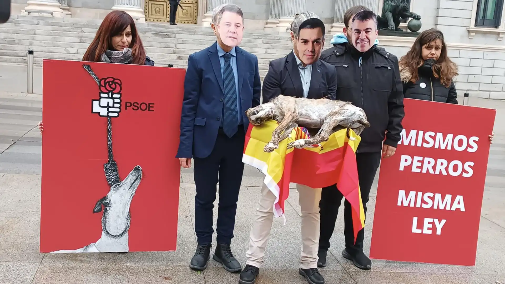 Animalistas frente al Congreso