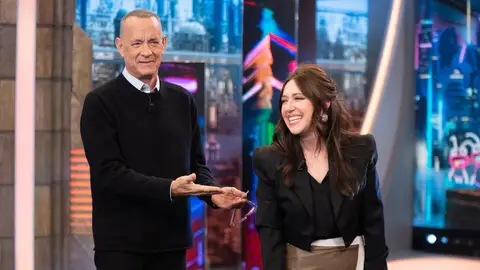 Tom Hanks y Mariana Treviño Tom Hanks y Mariana Treviño