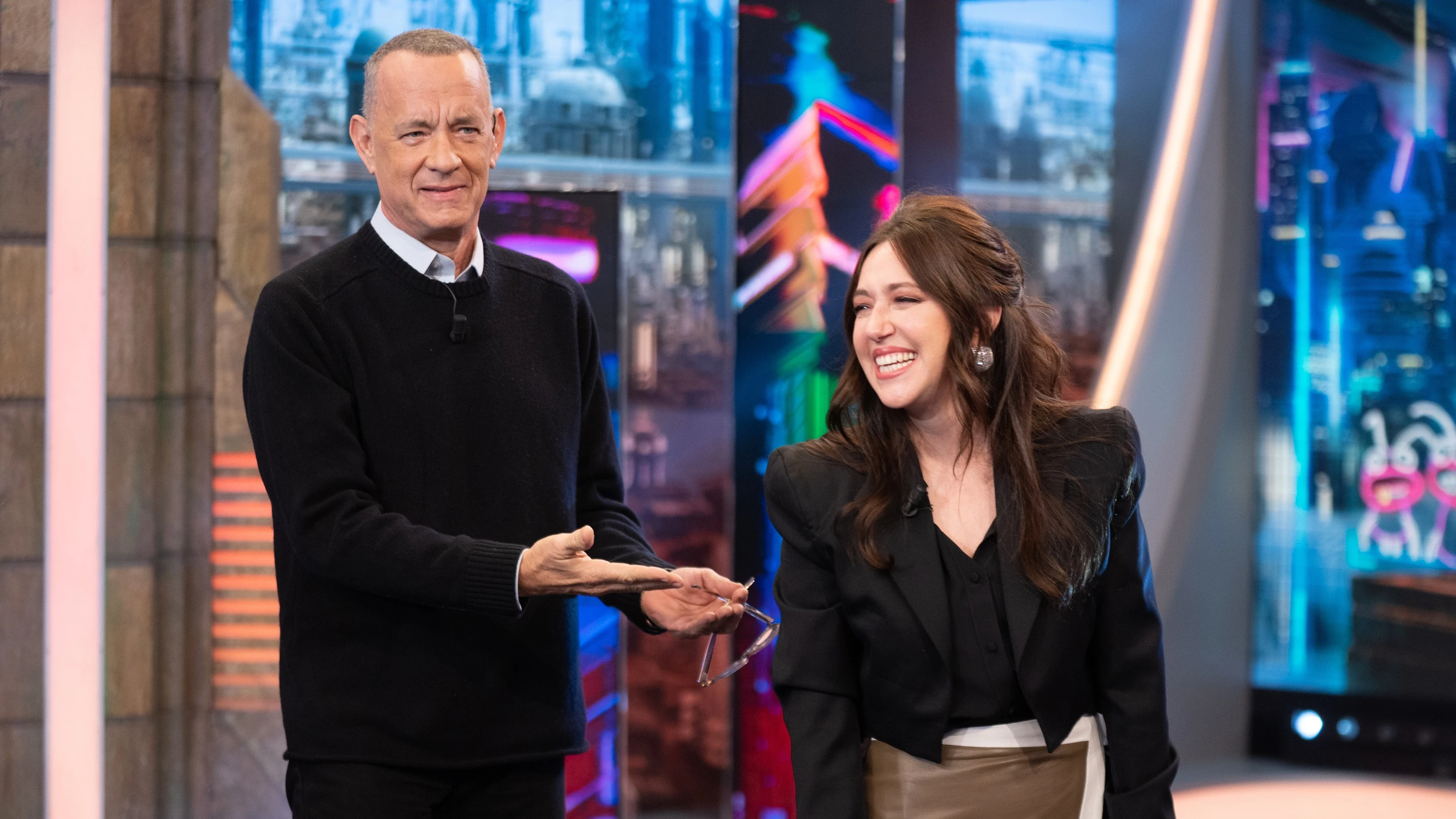 Tom Hanks y Mariana Trevi&ntilde;o