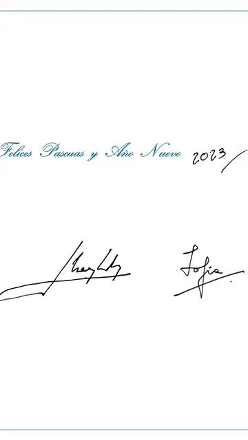 La felicitación navideña del rey Juan Carlos y la reina Sofía La felicitación navideña del rey Juan Carlos y la reina Sofía