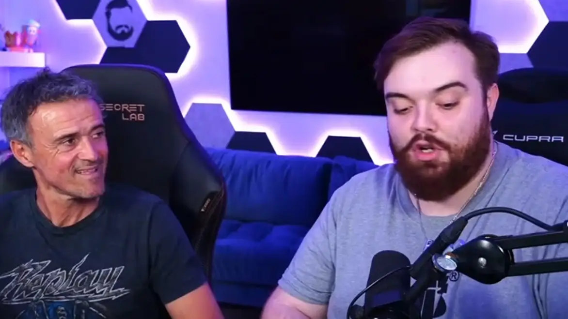Luis Enrique charla con Ibai Llanos en Twitch Luis Enrique charla con Ibai Llanos en Twitch