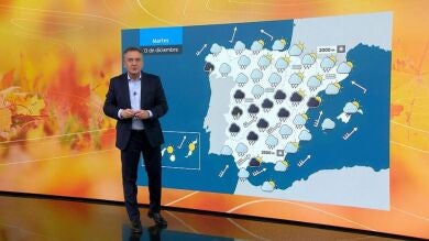 Lunes de lluvias generalizadas con vientos de hasta 80 kilómetros por hora en la meseta norte