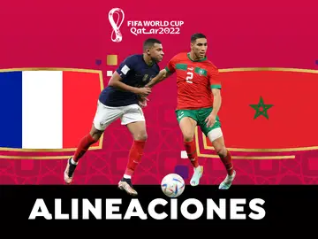 Alineación de Francia hoy ante Marruecos en la semifinal del Mundial de Qatar Alineación de Francia hoy ante Marruecos en la semifinal del Mundial de Qatar