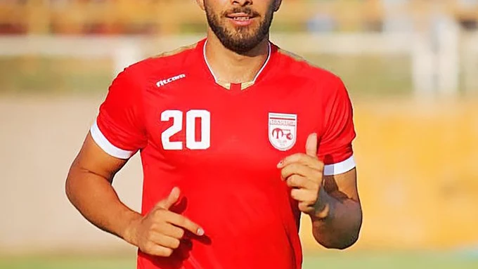 El futbolista iran&iacute; Amir Nasr-Azadani 