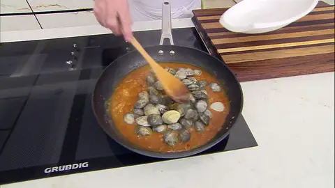 Incorpora las almejas Incorpora las almejas