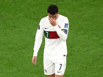 Cristiano Ronaldo, tras la eliminación contra Marruecos Cristiano Ronaldo, tras la eliminación contra Marruecos