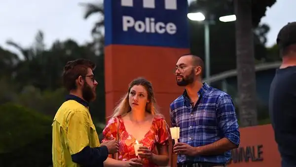 Imagen de la zona en la que tuvo lugar el tiroteo en Australia Imagen de la zona en la que tuvo lugar el tiroteo en Australia