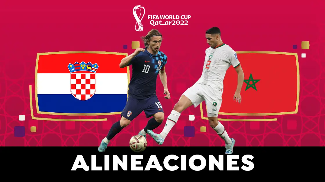 Alineaciones probables del Croacia - Marruecos de la final de consolación del Mundial de Qatar 2022 Alineaciones probables del Croacia - Marruecos de la final de consolación del Mundial de Qatar 2022