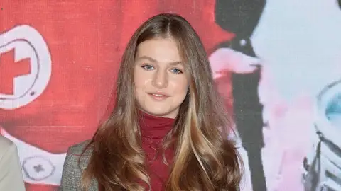 La princesa Leonor en un acto de la Cruz Roja La princesa Leonor en un acto de la Cruz Roja