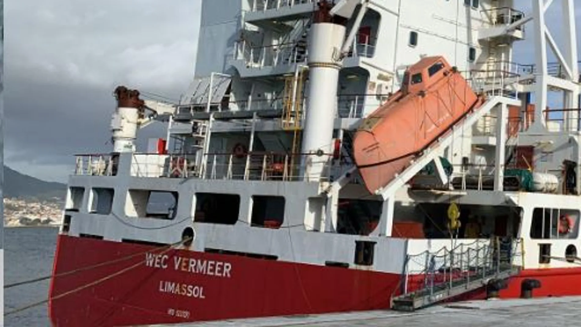 El buque portacontenedores WEC Vermeer