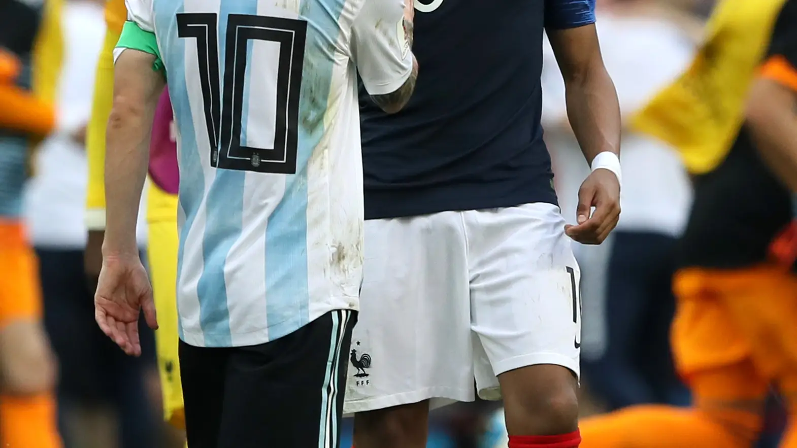 Messi y Mbappé en el Mundial de Rusia 2018 Messi y Mbappé en el Mundial de Rusia 2018