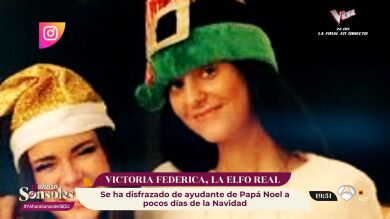 Victoria Federica saca su lado más divertido y navideño… ¡Disfrazada de elfo!