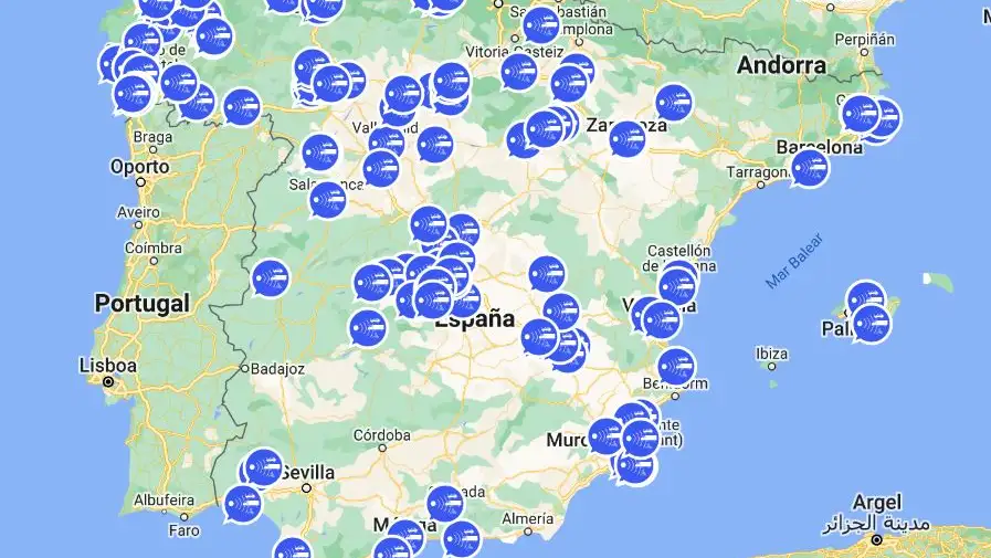 Este es el nuevo mapa de los radares casi imperceptibles de la DGT Este es el nuevo mapa de los radares casi imperceptibles de la DGT