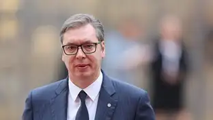 El presidente de Serbia, Aleksandar Vucic El presidente de Serbia, Aleksandar Vucic