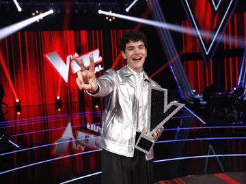 Javier Crespo ganador de 'La voz' Javier Crespo ganador de 'La voz'
