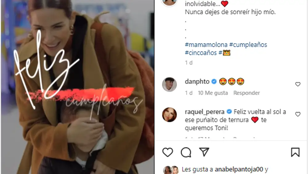 Captura Instagram Tamara Gorro