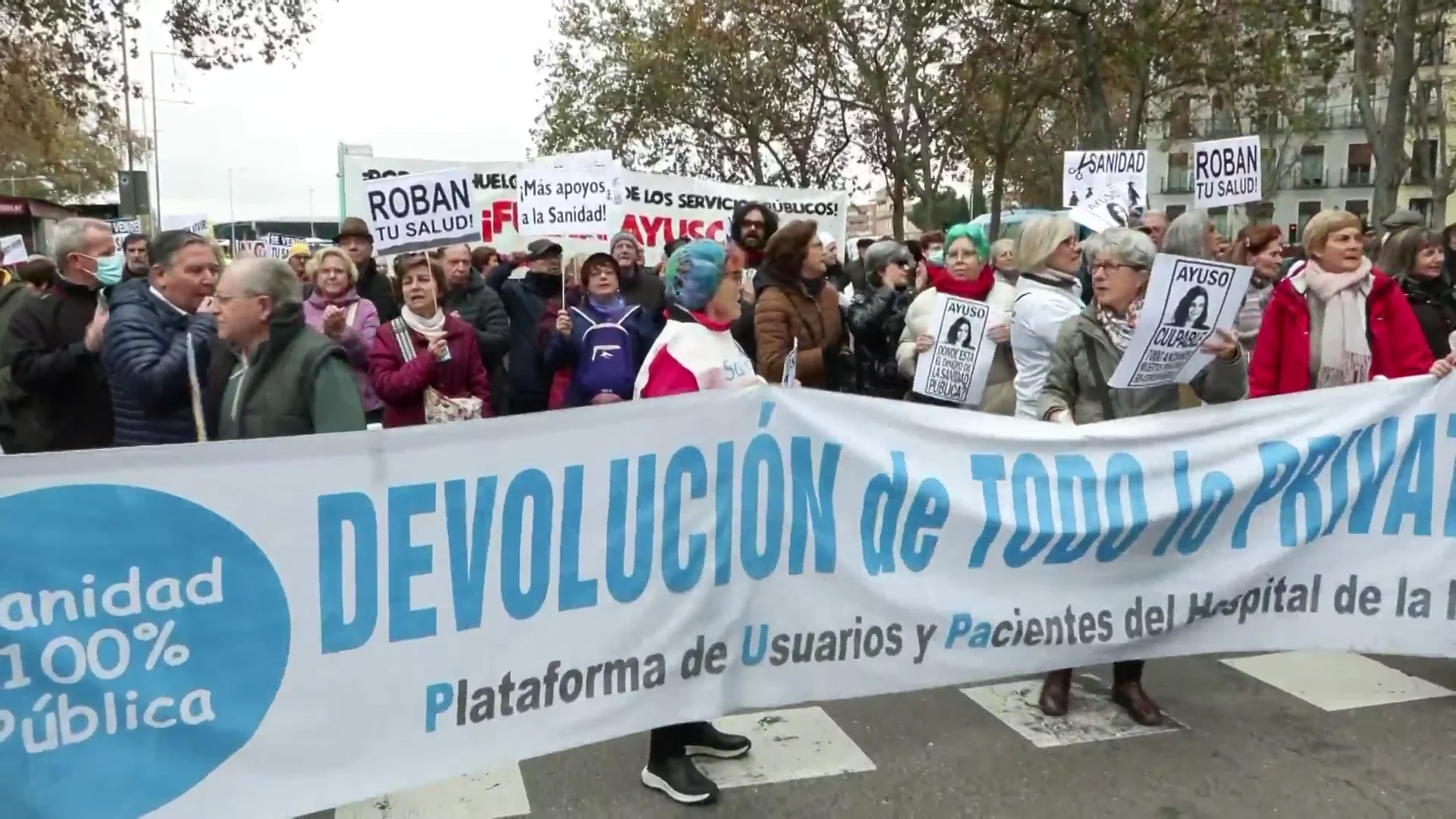 Manifestación de la 'Marea Blanca' por la Sanidad pública Manifestación de la 'Marea Blanca' por la Sanidad pública