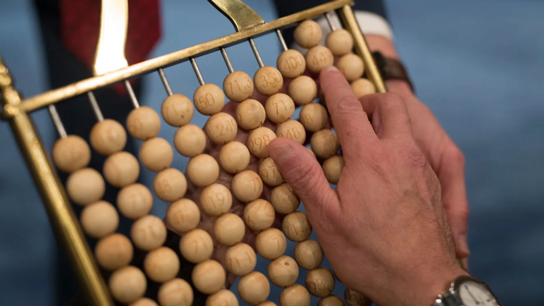 Las bolas del Sorteo de la Lotería de Navidad Las bolas del Sorteo de la Lotería de Navidad
