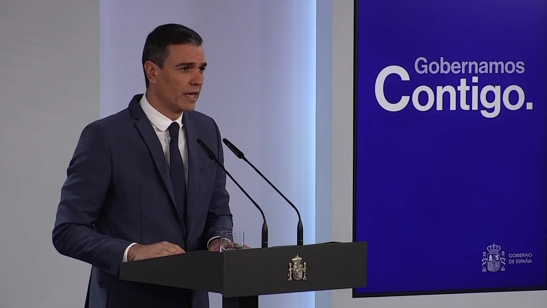 Declaración institucional de Pedro Sánchez, vídeo completo 