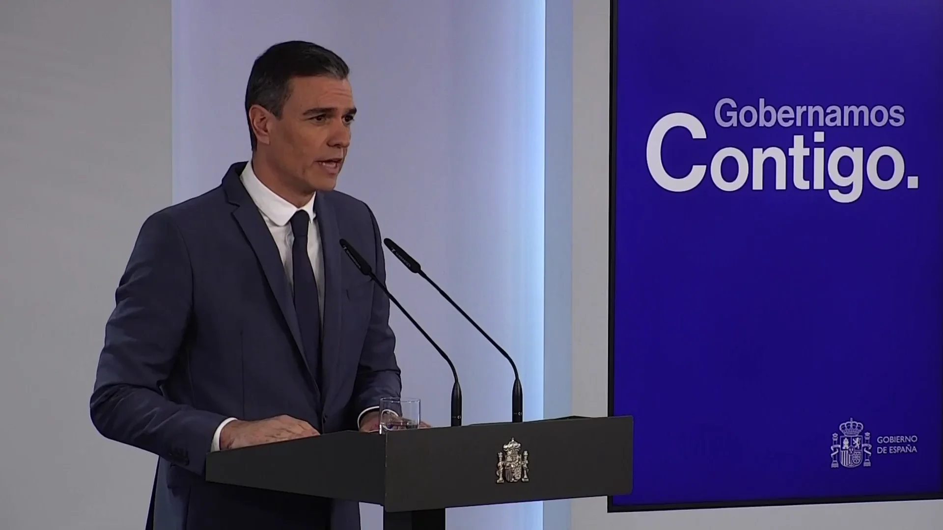 Declaración institucional de Pedro Sánchez, vídeo completo Declaración institucional de Pedro Sánchez, vídeo completo