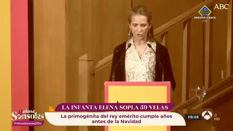 La infanta Elena celebra su 59 cumpleaños rodeada de su familia, pero alejada del rey Juan Carlos I La infanta Elena celebra su 59 cumpleaños rodeada de su familia, pero alejada del rey Juan Carlos I