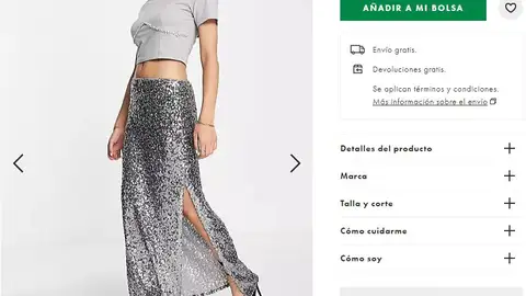 Falda de lentejuelas Falda de lentejuelas