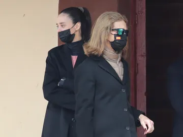 La infanta Elena y su hija Victoria Federica La infanta Elena y su hija Victoria Federica