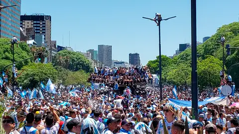 Imagen de la celebración en Buenos Aires Imagen de la celebración en Buenos Aires