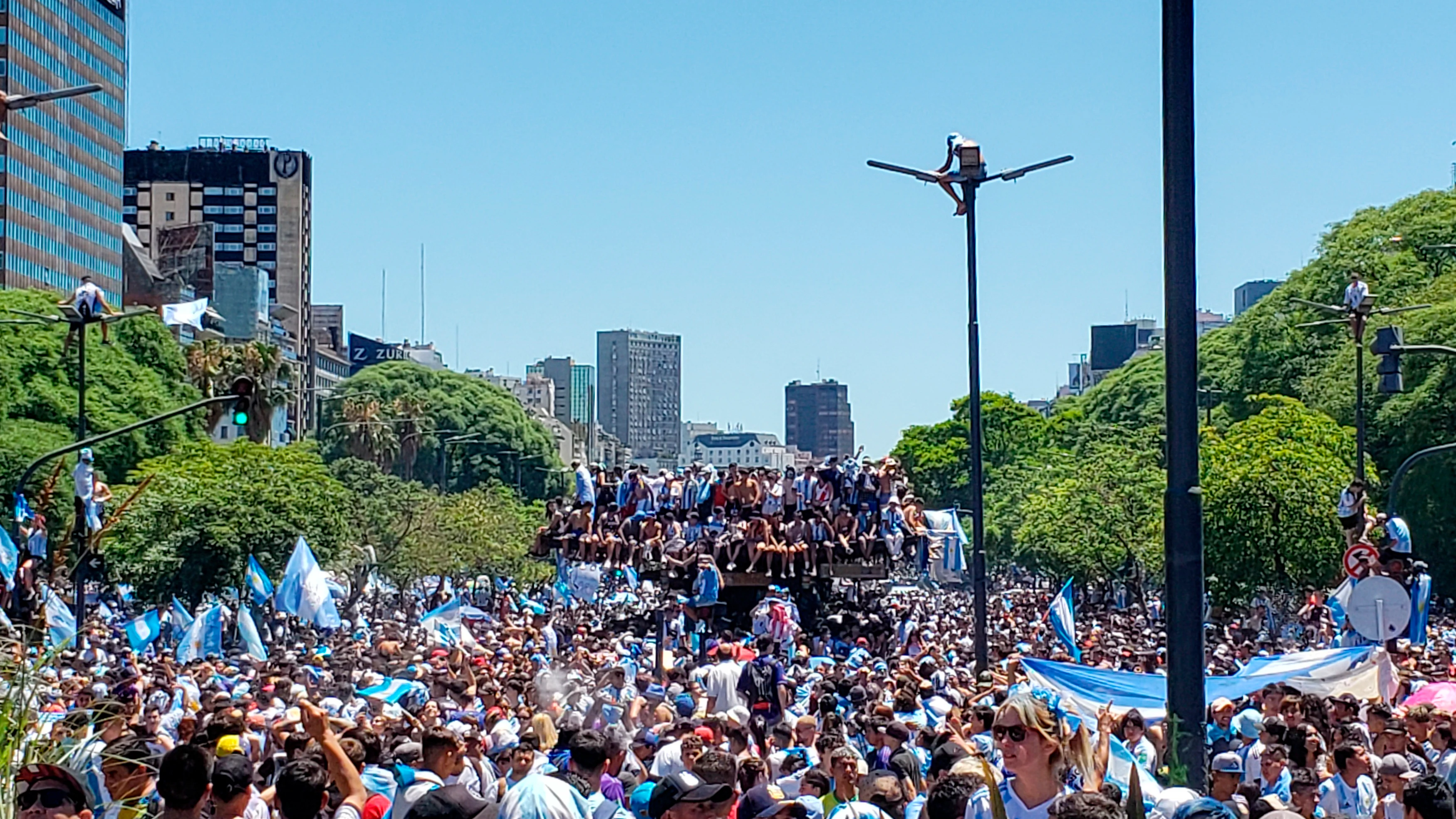 Imagen de la celebración en Buenos Aires Imagen de la celebración en Buenos Aires