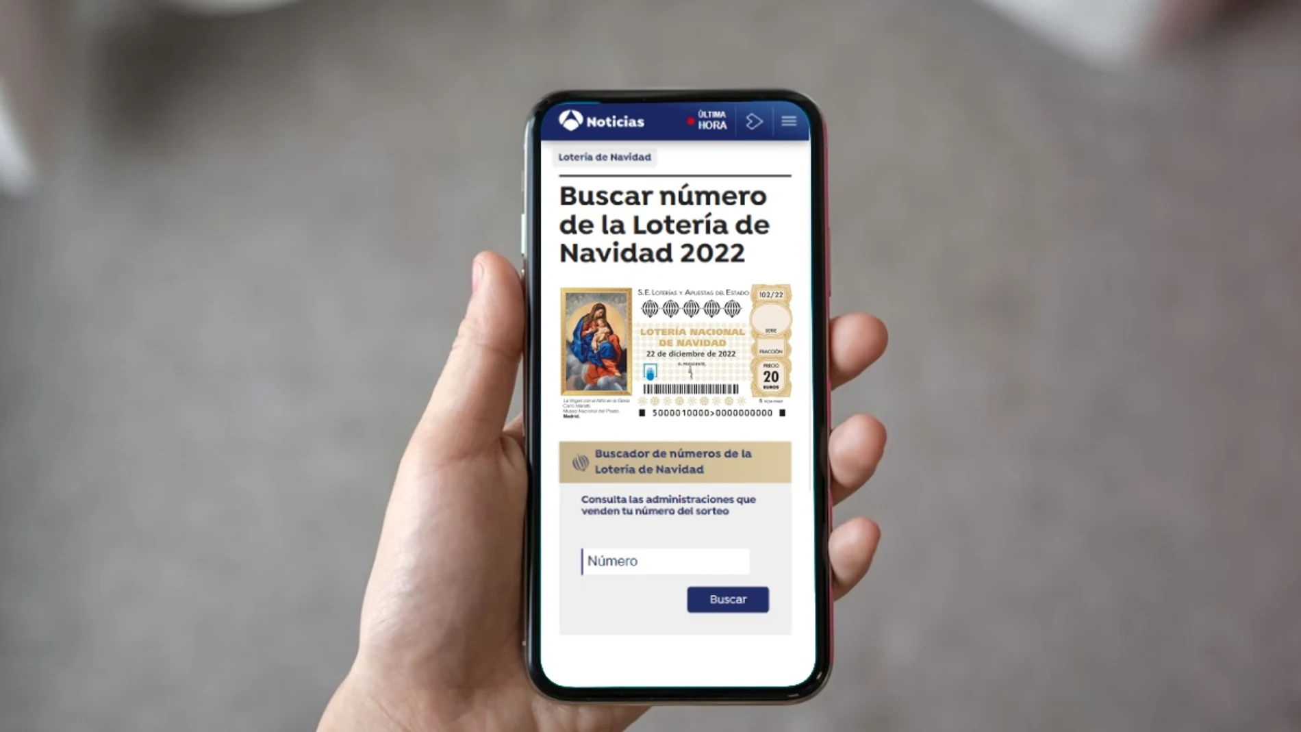 Comprar décimo de Lotería de Navidad 2022