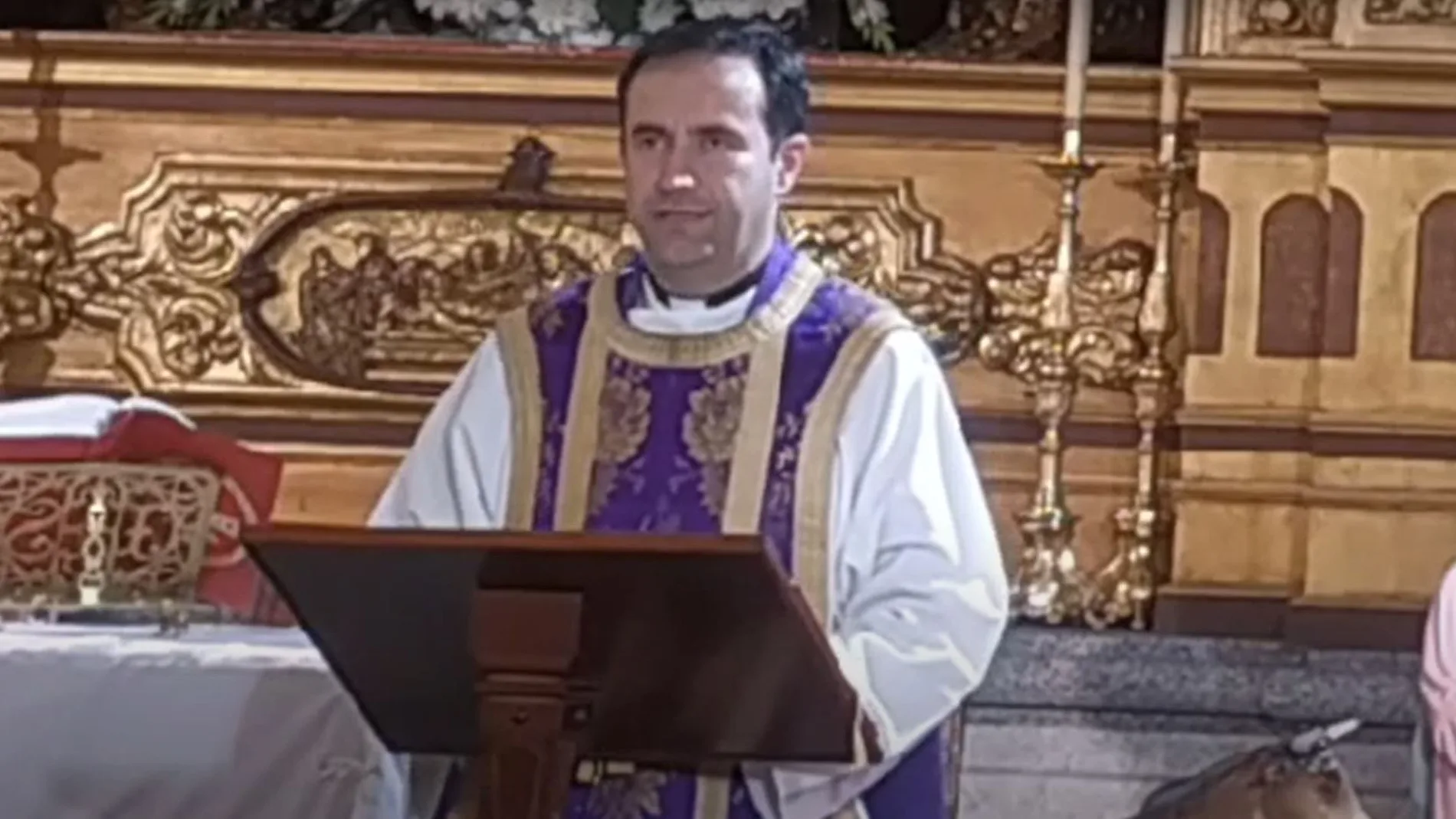 El sacerdote Óscar Martín Biezma