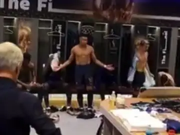 Discurso de Mbappé al descanso de la final Discurso de Mbappé al descanso de la final