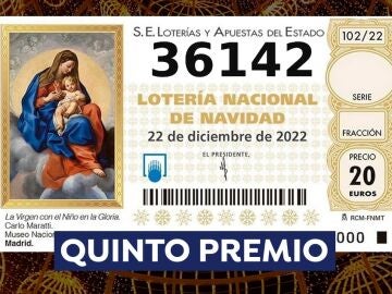 Séptimo quinto premio de la Lotería de Navidad 2022