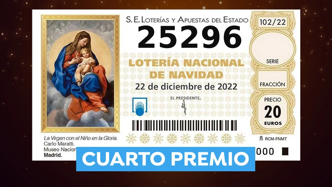 Segundo cuarto premio de la Loter&iacute;a de Navidad