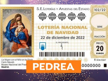 Pedrea Lotería de Navidad 2022: Comprobar número