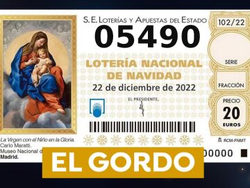 El Gordo, primer premio de la Lotería de Navidad 2022 El Gordo, primer premio de la Lotería de Navidad 2022