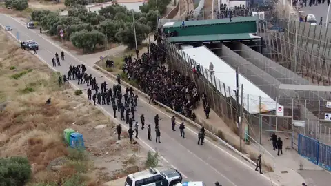 Salto a la valla de Melilla Salto a la valla de Melilla