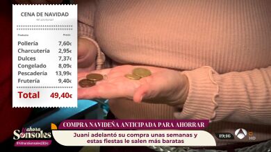 Comprar la cena de Nochebuena con 50 euros es posible: ¡Juani nos cuenta cómo!