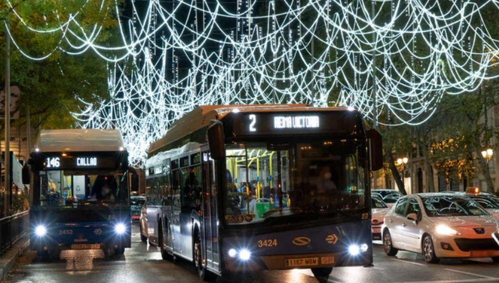 Horario del metro de Madrid y los autobuses de la EMT en Nochebuena y Navidad de 2022 Horario del metro de Madrid y los autobuses de la EMT en Nochebuena y Navidad de 2022