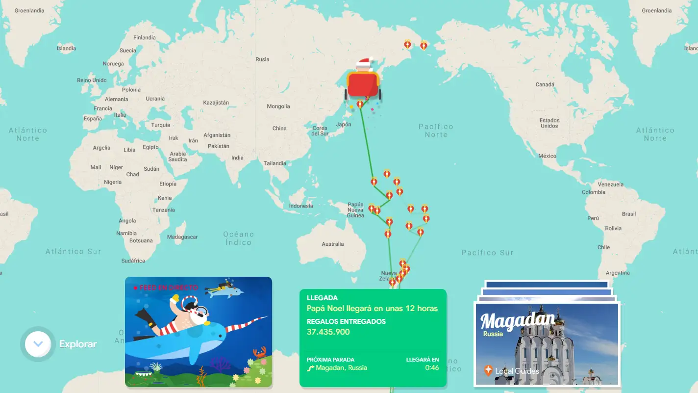 El viaje de Papá Noel, en directo El viaje de Papá Noel, en directo