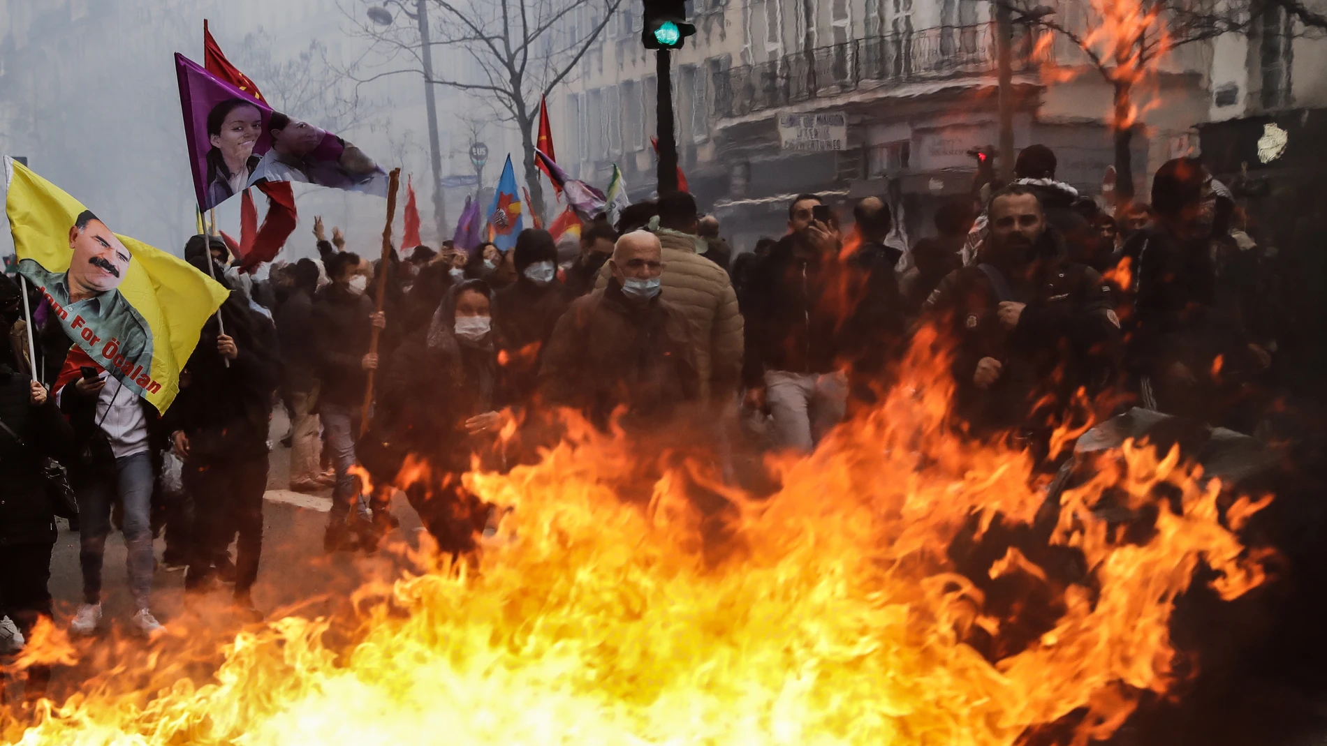 Protestas en París por el ataque racista en el que fueron asesinadas tres personas
