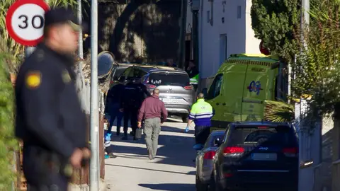 Imagen de la zona donde el hombre se ha atrincherado en Murcia Imagen de la zona donde el hombre se ha atrincherado en Murcia