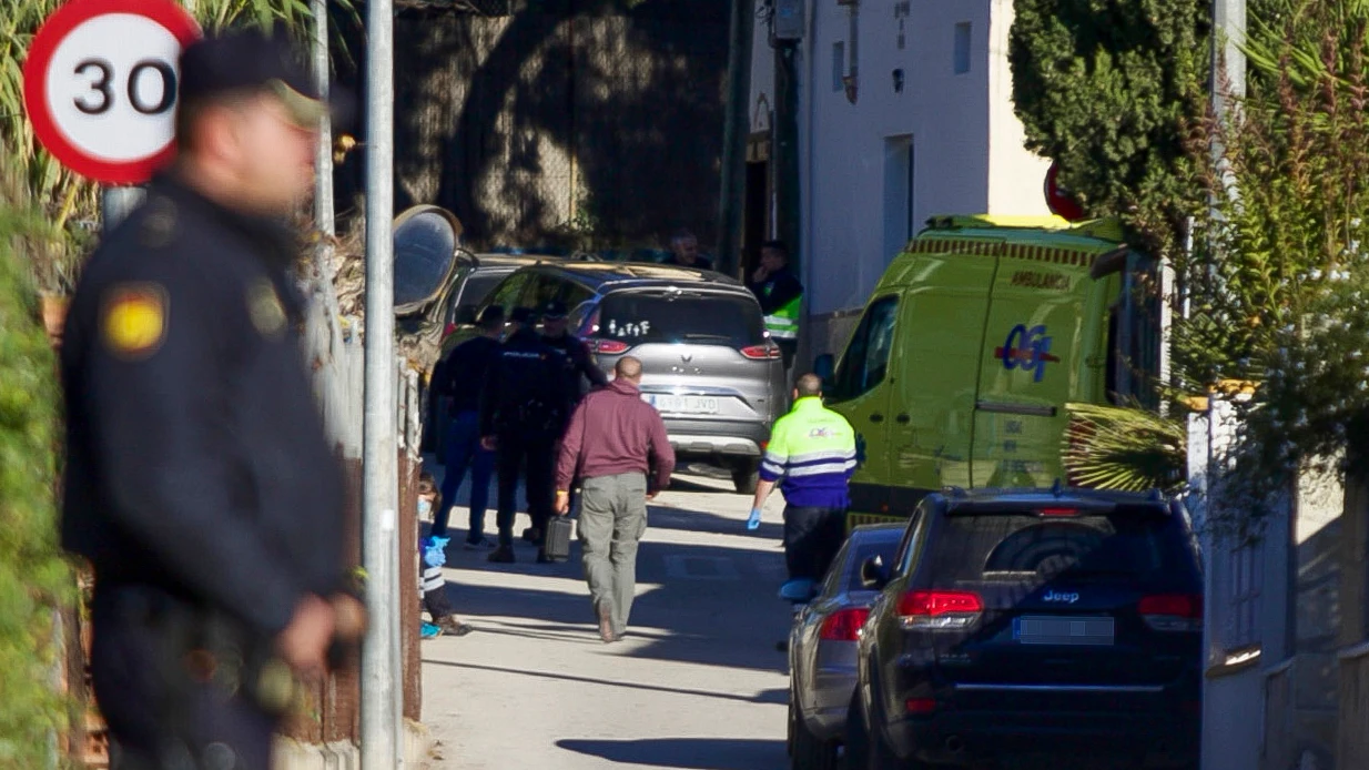Imagen de la zona donde el hombre se ha atrincherado en Murcia Imagen de la zona donde el hombre se ha atrincherado en Murcia